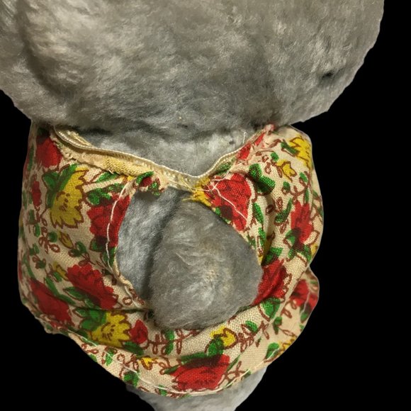 Russ Berrie Hippo Plush Nutshells Vintage 1977 Gray Stuffed Animal Toy Mini 5in. - Picture 7 of 11